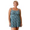 Siwmwear Fit4U Fit 4 Ur Thighs Plus | Fit 4 Ur Thighs Longer Length Drawstring Dress Lexi