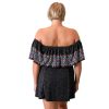 Siwmwear Fit4U Fit 4 Ur Thighs Plus | Fit 4 Ur Thighs Border Off The Shoulder Dress Maya