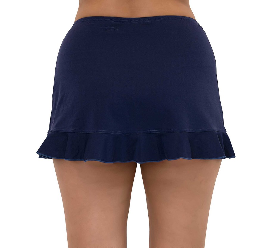 Siwmwear Fit4U Fit 4 Ur Hips | Fit 4 Ur Hips Solid Swim Skirt W/ Flounce