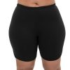 Siwmwear Fit4U Plus Size Bottoms | Fit 4 Ur Thighs Solid Bike Short