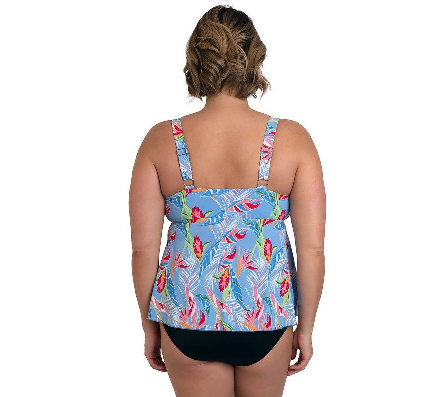 Siwmwear Fit4U Fit 4 Ur D'S & E'S Plus | Fit 4 Ur D'S & E'S Waterfall Bandeau Top Dawn