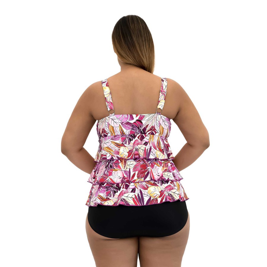 Siwmwear Fit4U Fit 4 Ur Tummy Plus | Fit 4 Ur Tummy Mastectomy 3 Tier Bandeau Top Kapalua