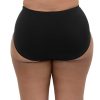 Siwmwear Fit4U Plus Size Bottoms | Fit 4 Ur Tummy Solid Swim Brief