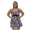 Siwmwear Fit4U Fit 4 Ur Thighs Plus | Fit 4 Ur Thighs Empire Banded Dress Kokomo