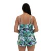 Siwmwear Fit4U Fit 4 Ur Hips | Fit 4 Ur Hips 3 Tier V Hem Bandeau Romper Palms