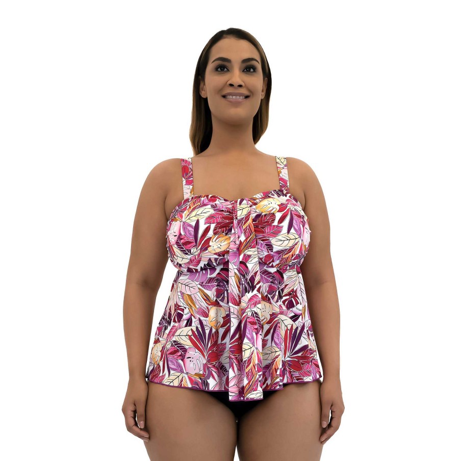 Siwmwear Fit4U Fit 4 Ur D'S & E'S Plus | Fit 4 Ur D'S & E'S Waterfall Bandeau Top Kapalua