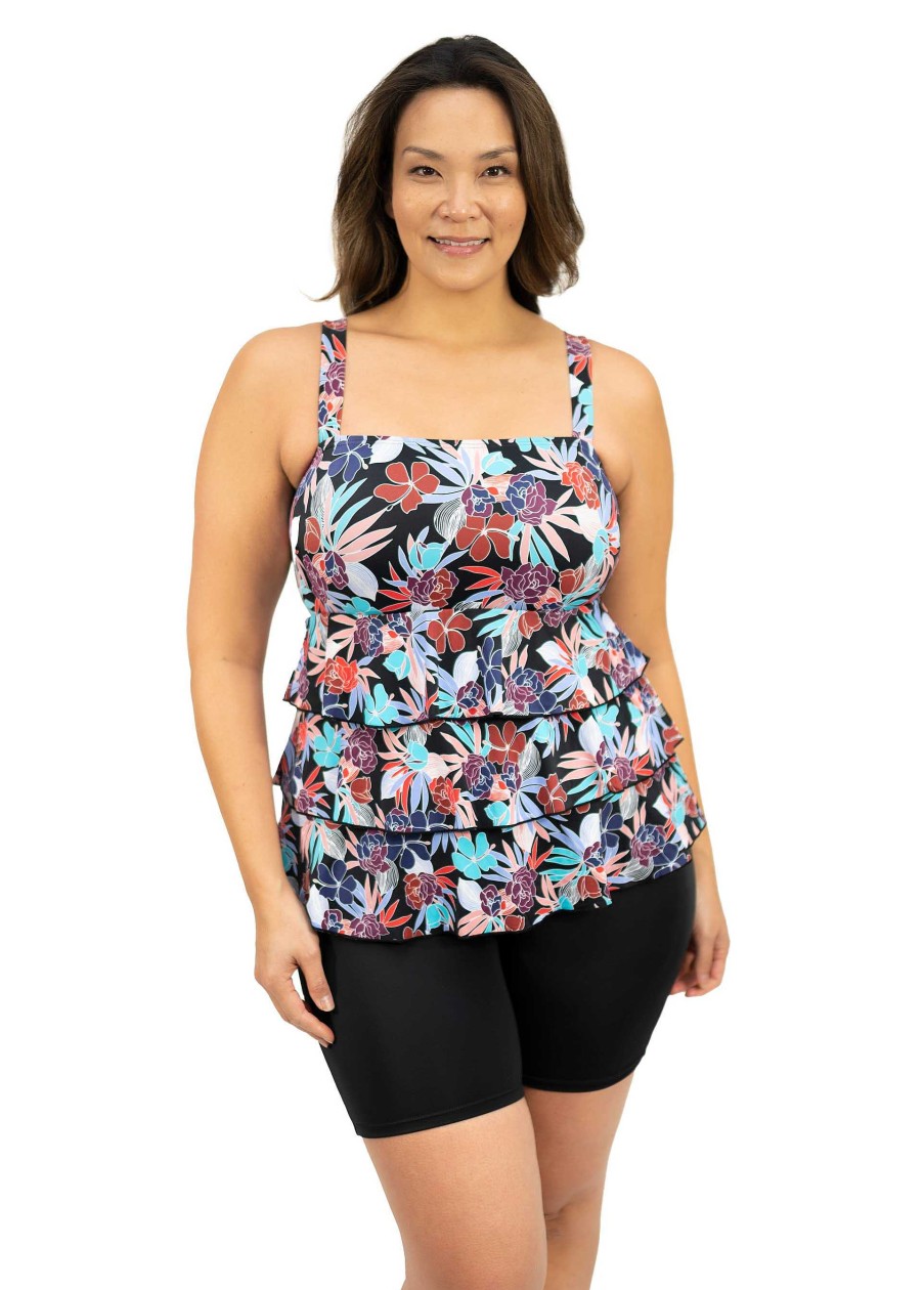 Siwmwear Fit4U Fit 4 Ur Tummy Plus | Fit 4 Ur Tummy 3 Tier Bandeau Top Kokomo