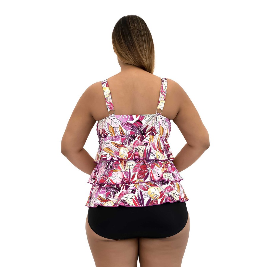 Siwmwear Fit4U Mastectomy | Fit 4 Ur Tummy Mastectomy 3 Tier Bandeau Top Kapalua