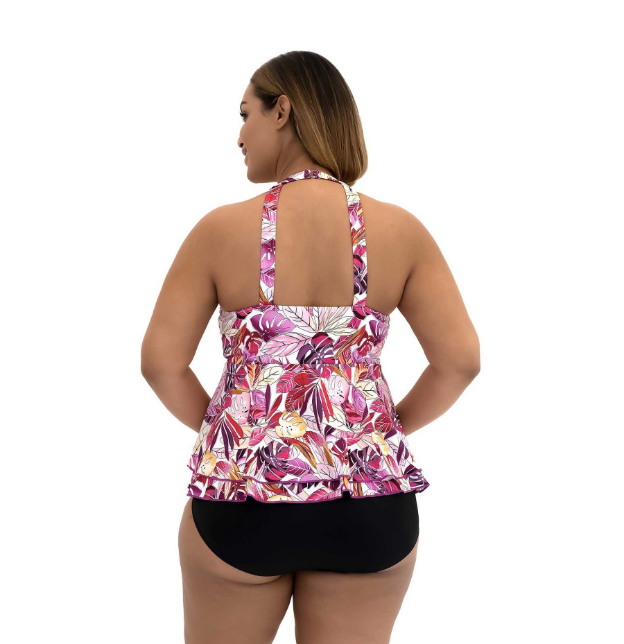 Siwmwear Fit4U Fit 4 Ur Hips Plus | Fit 4 Ur Hips Hi Neck 2 Tier Top Kapalua