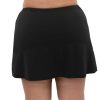 Siwmwear Fit4U Plus Size Bottoms | Fit 4 Ur Hips Solid Skirt W/ Slit