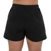 Siwmwear Fit4U Fit 4 Ur Thighs Plus | Fit 4 Ur Thighs Solid Extended Plus Size Swim Short Black