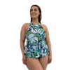 Siwmwear Fit4U Fit 4 Ur Hips Plus | Fit 4 Ur Hips Hi Neck 2 Tier Top Palms