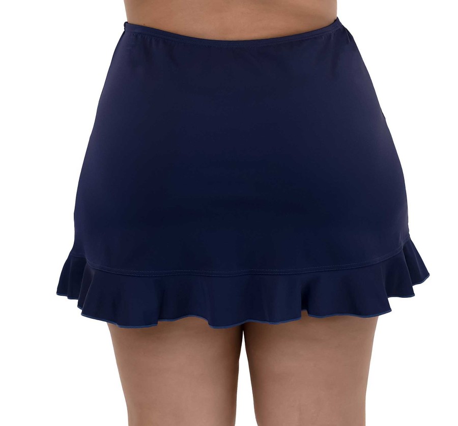 Siwmwear Fit4U Fit 4 Ur Hips Plus | Fit 4 Ur Hips Solid Skirt W/ Flounce