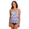 Siwmwear Fit4U Fit 4 Ur Tummy | Fit 4 Ur Tummy Mastectomy 3 Tier Bandeau Top Dawn